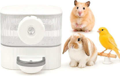 No Drip Hanging Automatic Rabbit Water Dispenser 650ml, Top Refill Pet Water Bowl Bottle BPA Free for Bunny, Guinea Pig, Ferret, Chinchilla,Squirrel,Hamster,Puppy Kitten, Other Small Animals - Image 1