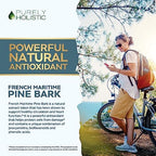 Purely Holistic French Maritime pine bark extract back label ingredients