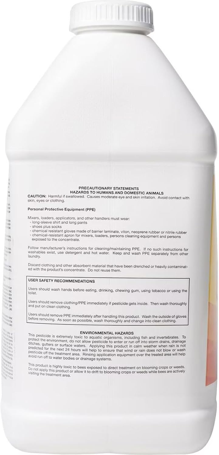 Side profile of Pyranha 2.5 gallon container for automatic misting systems