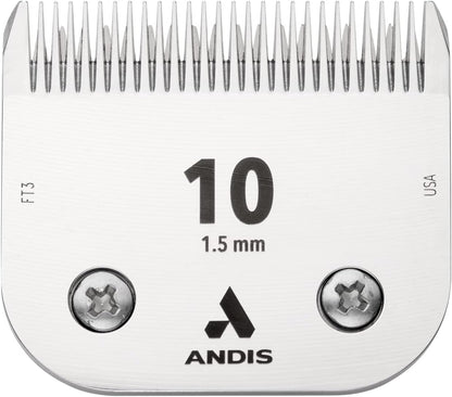 Andis 64265 CeramicEdge Carbon-Infused Steel Pet Clipper Blade, Size-40, 1/100-Inch Cut Length 64265, Chrome - Image 6