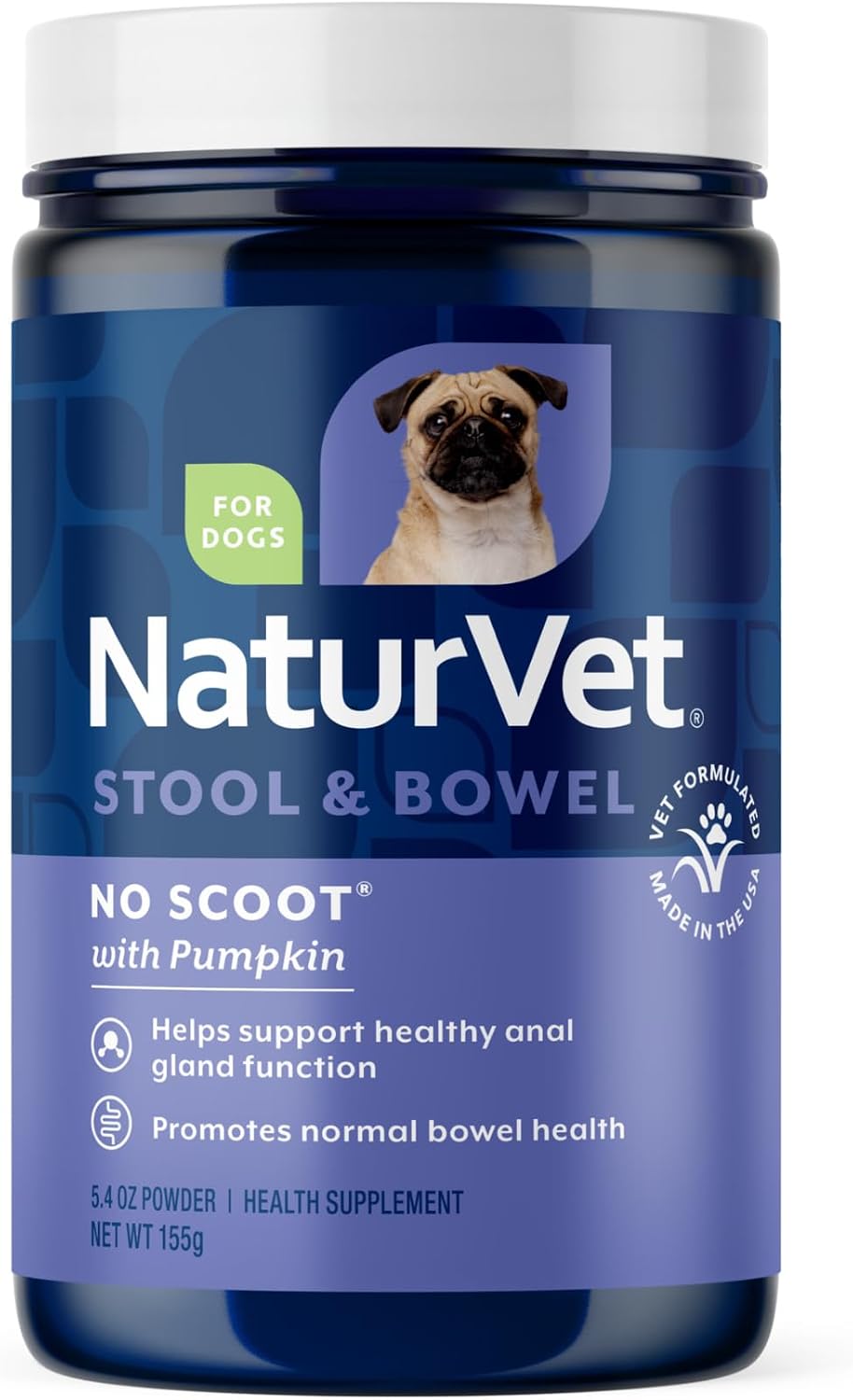 NaturVet - No Scoot for Dogs - 120 Soft Chews - Plus Pumpkin - Supports Healthy Anal Gland & Bowel Function - Enhanced with Beet Pulp & Psyllium Husk - Image 9