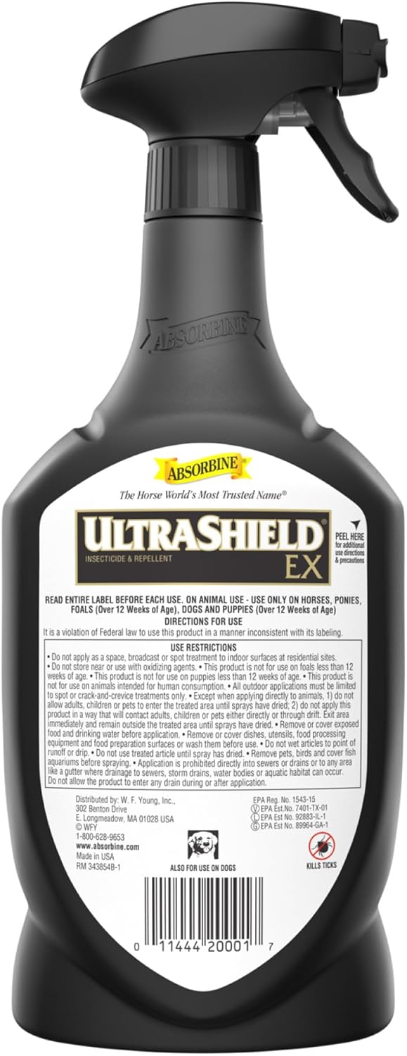 Absorbine UltraShield EX 32 fluid ounce bottle full product display
