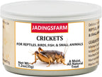 Jadingsfarm six pack crickets nutritional insect treat packaging.