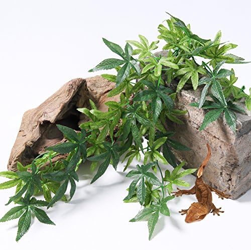 SLSON silk plant for bearded dragon and gecko habitats