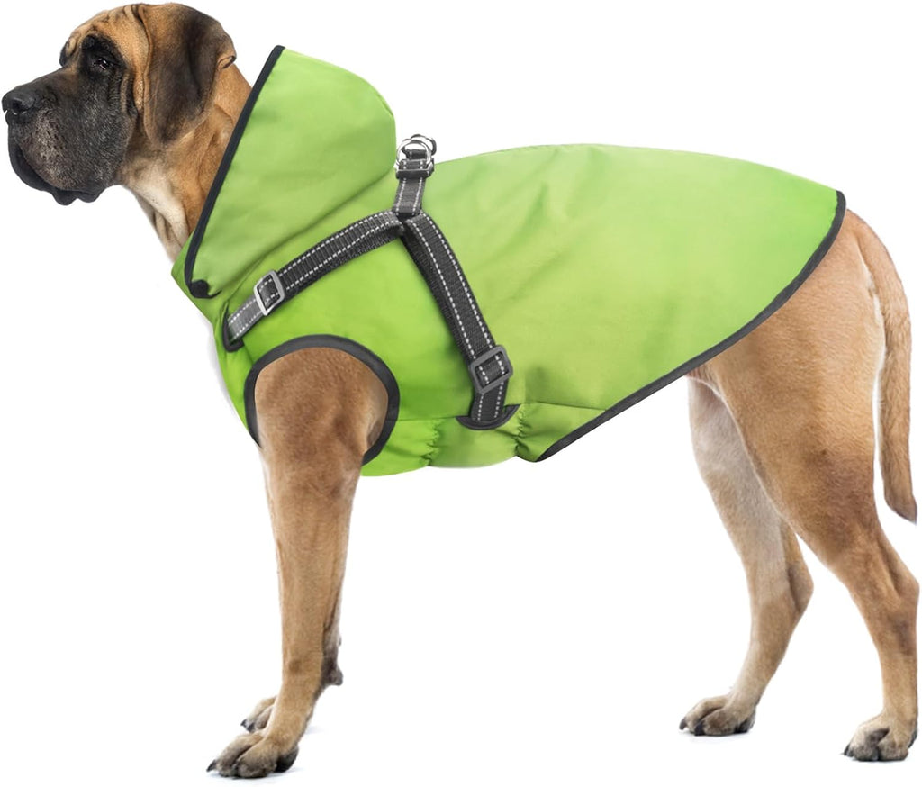 Dog Raincoat Waterproof Doggie Hoodie Reflective Dog Raincoat Hooded Adjustable Rain Jacket for Small Medium Large Dogs Puppies Doggie (Yellow, M) - Image 10