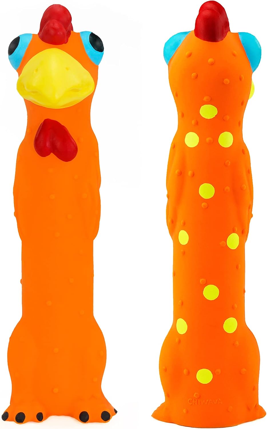 CHIWAVA 3 Pack 9" Squeaky Latex Dog Toys Standing Stick Animal Puppy Fetch Interactive Play for Small Medium Dogs - Image 9
