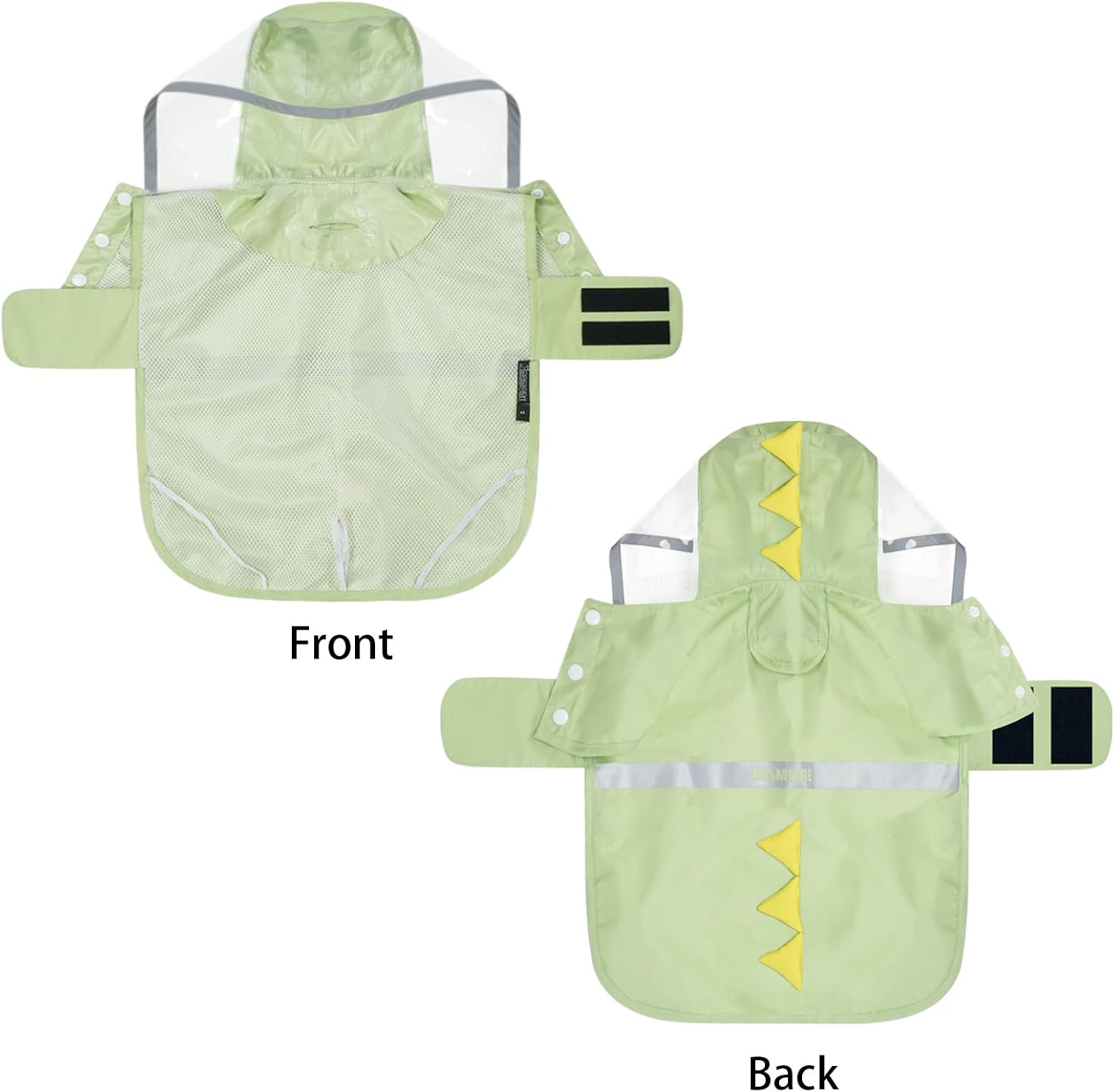 Premium imported dog raincoat with matching storage pouch