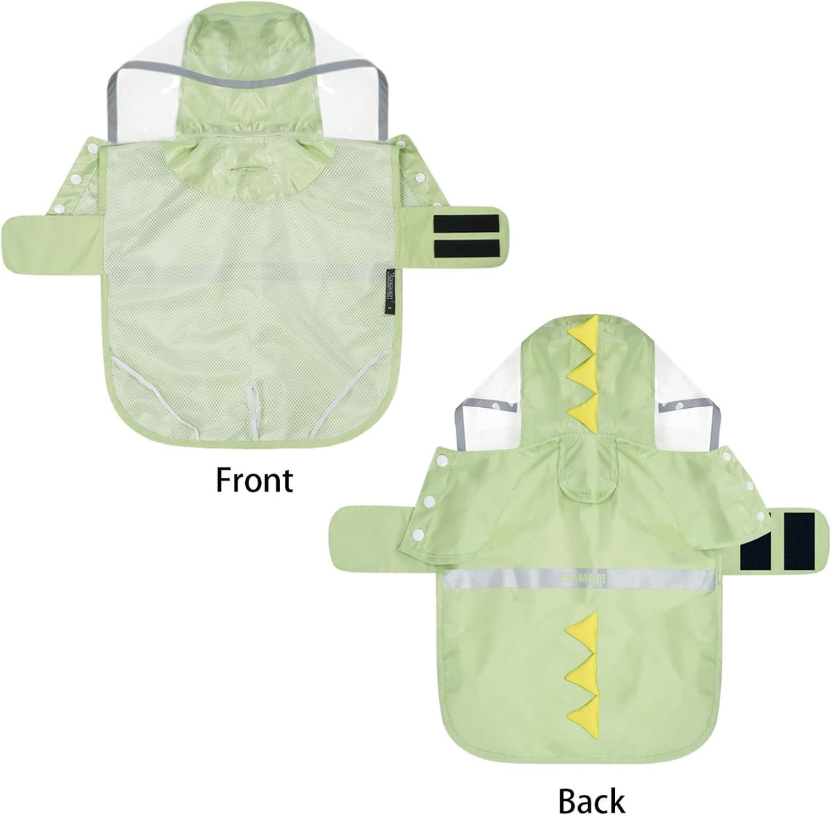 Premium imported dog raincoat with matching storage pouch