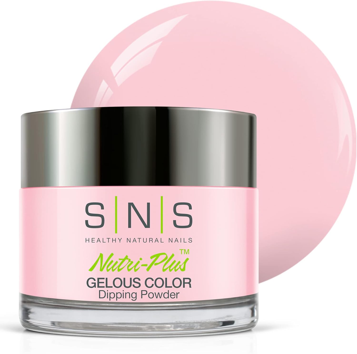 SNS Healthy Natural Nails Gelous Color Dipping Powder Sweet 16 front view