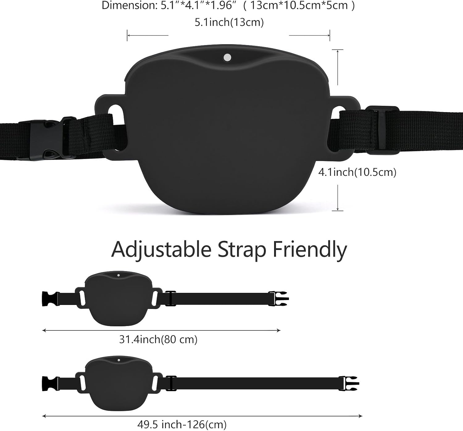 AUDWUD food grade silicone dog pouch holding wet training rewards