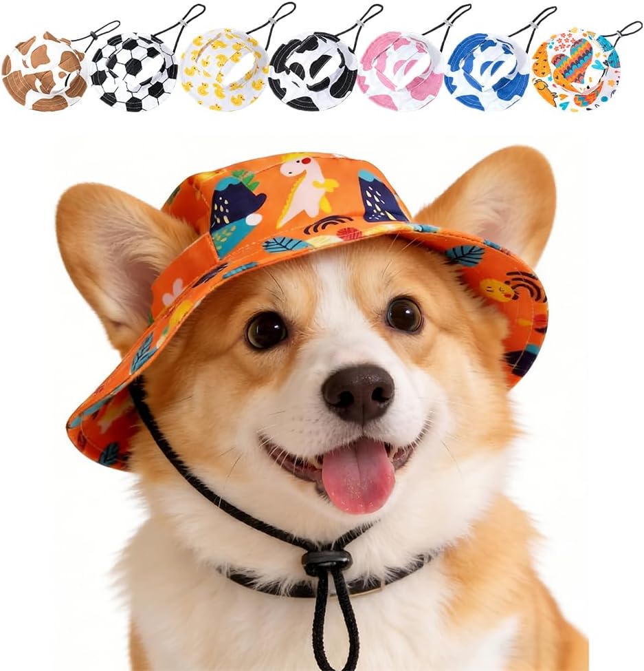 Mianhutang dog baseball cap orange front view