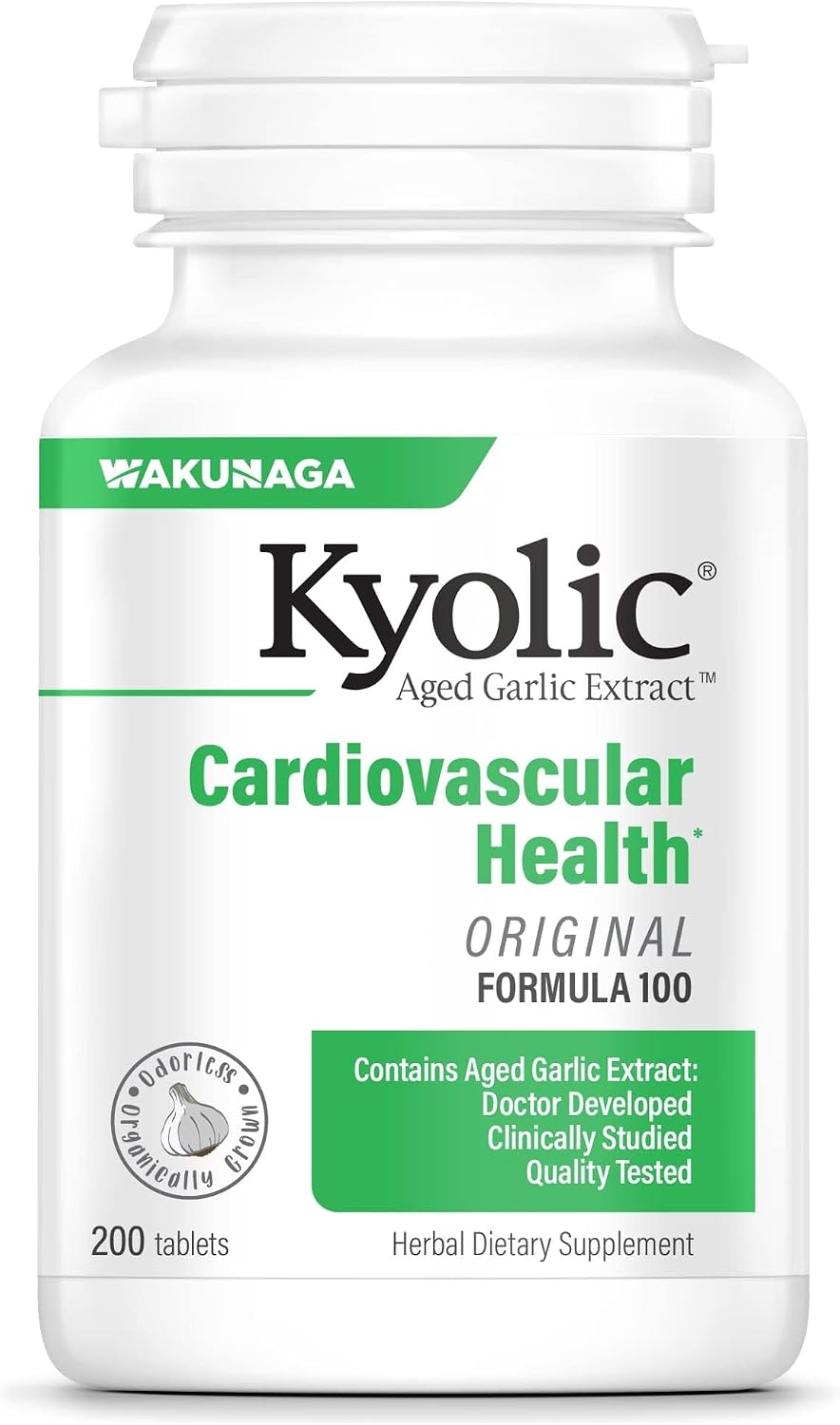Kyolic Aged Garlic Extract Cardiovascular Health* Formula 100, 300 Capsules - Image 11