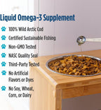 Wild Arctic cod liver oil for pet immune and joint health support