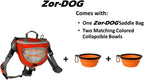 Zor-DOG canine trail rucksack with breathable mesh underlay details