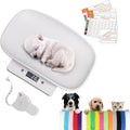 LYTDMSKY digital pet scale front view showing the clear backlit screen.