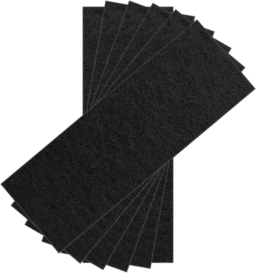 6 Pack Charcoal Cat Litter Box Replacment Filter Hooded Cat Litter Boxes and Pans Carbon Odor Filters, Black - Image 10