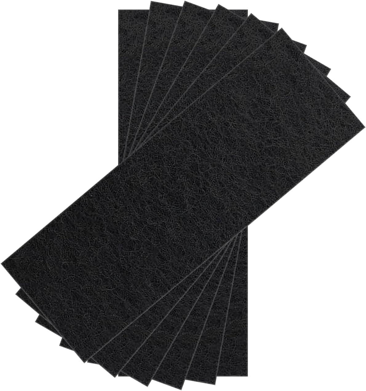6 Pack Charcoal Cat Litter Box Replacment Filter Hooded Cat Litter Boxes and Pans Carbon Odor Filters, Black - Image 10