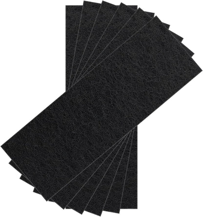 6 Pack Charcoal Cat Litter Box Replacment Filter Hooded Cat Litter Boxes and Pans Carbon Odor Filters, Black - Image 10