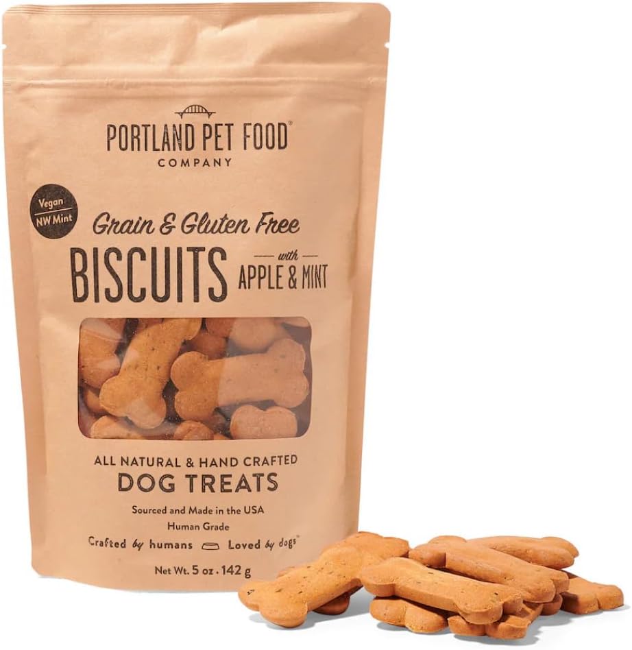 Portland Pet Food Company Pumpkin Dog Treats Healthy Biscuits for Small Medium & Large Dogs - Grain-Free, Human-Grade, All Natural Cookies, Snacks & Puppy Training Treats - Made in The USA - 5 oz - Image 13