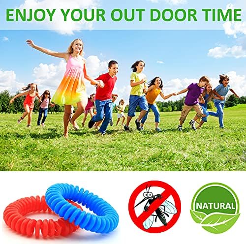 Individually wrapped natural mosquito repellent bracelets in resealable bag
