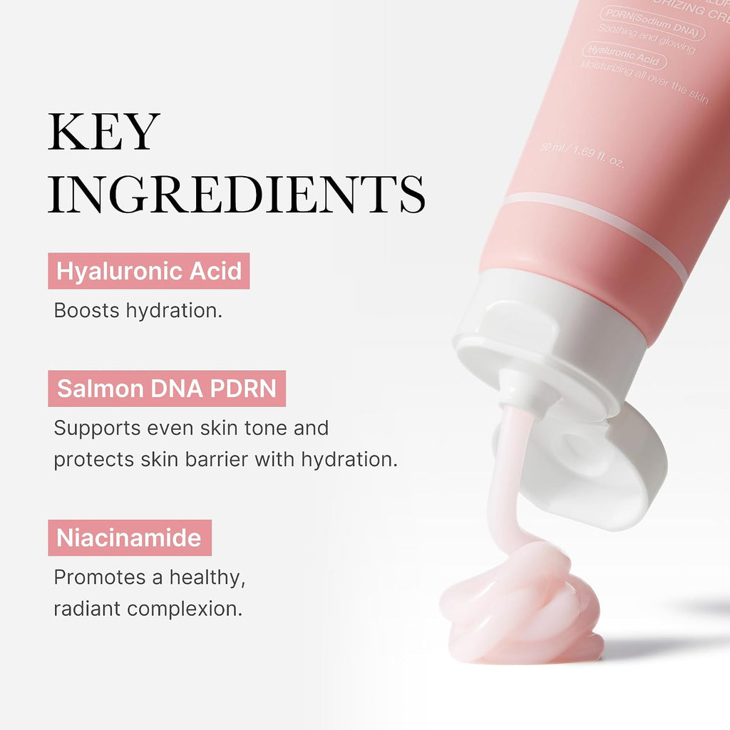 medicube Salmon DNA PDRN Pink Hyaluronic Moisturizing Cream - Image 5