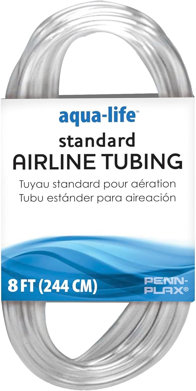 Penn-Plax Aqua-Life Standard Airline Tubing - 3/16 Inch Flexible Airline Hose for Aquarium Pumps, Fish Tank Line for Air Stones & Filters - Safe for Freshwater & Saltwater - 25 ft Long, Clear - Image 11
