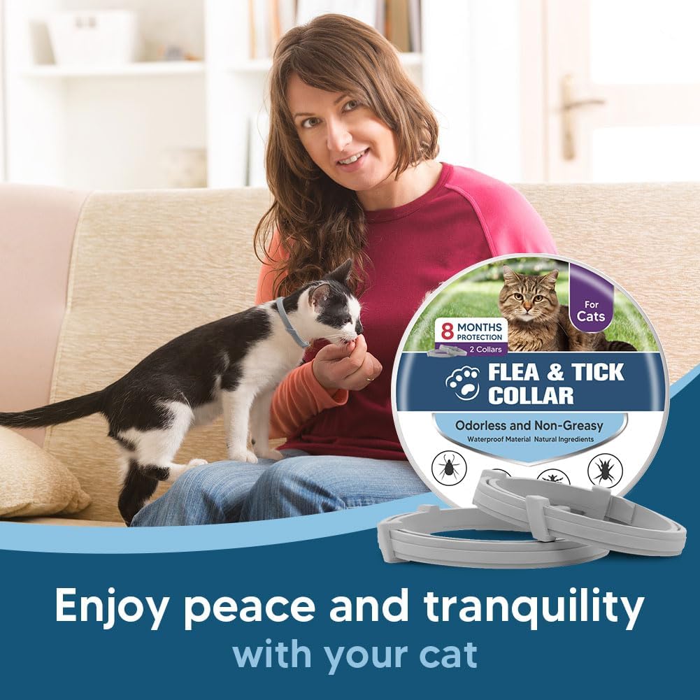 Two pack flea and tick collars for cats layout