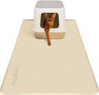 Large Cat Mat for Litter Box, 34"x22" Waterproof Silicone Mat with Litter Trapping, Easy Clean & Non-Slip Floor Pad for Indoor Cats, Dark Gray - Image 10