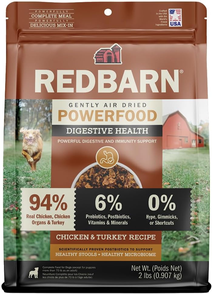 Redbarn Powerfood Air Dried Dog Food 2 lbs High Protein Beef and Lamb with Prebiotics Postbiotics for Digestive Health Wholesome Pet Food Complete Meal Made in USA - Image 14
