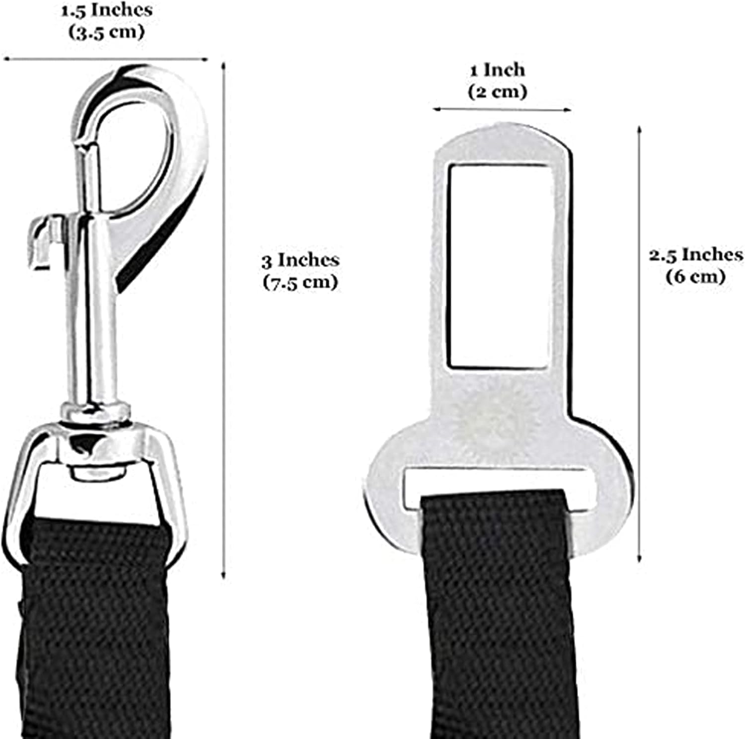 Pet safety harness attachment for car travel