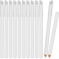 Blulu white nail whitening pencil twelve pack front view showing two in one tip and cuticle pusher cap.