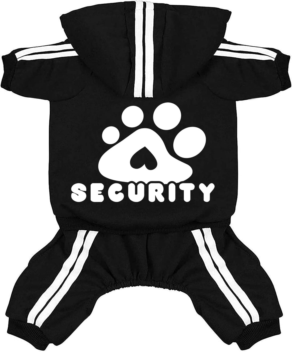 Dog Hoodie Security Clothes 4 Legs Jumpsuit Sweatshirt Hoodies Soft & Warm Dog Outfit Pullover Winter Clothes Sweater for Small Medium Large Dogs Cats (Gray, Medium) - Image 10