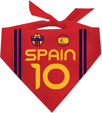 Country Style Soccer Jersey Dog Bandana | Country & Flag| Soccer Jersey Style |100% Cotton Adjustable Triangle || 1840 (Mexico, One Size) - Image 11