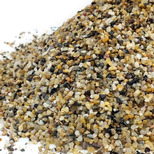 Close up of Fantian 1/16 inch coarse pea gravel texture