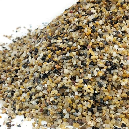 Close up of Fantian 1/16 inch coarse pea gravel texture