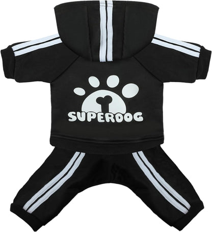 Premium warm puppy winter outfit displayed on a flat surface