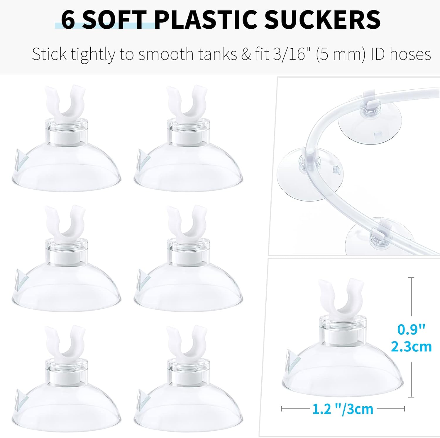 Pawfly non-return check valves and plastic straight and T-shape connectors for fish tanks