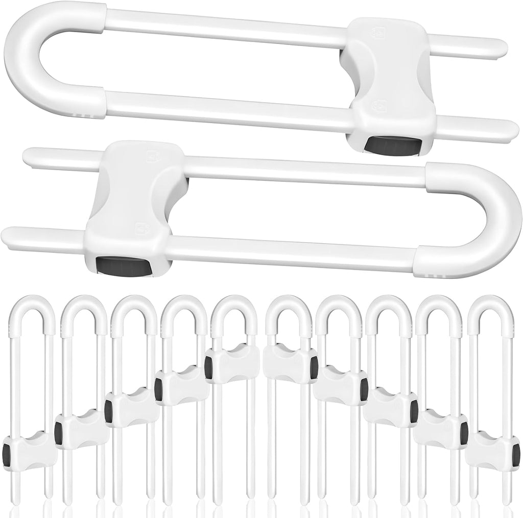 Modacraft 10 piece sliding cabinet latches front view