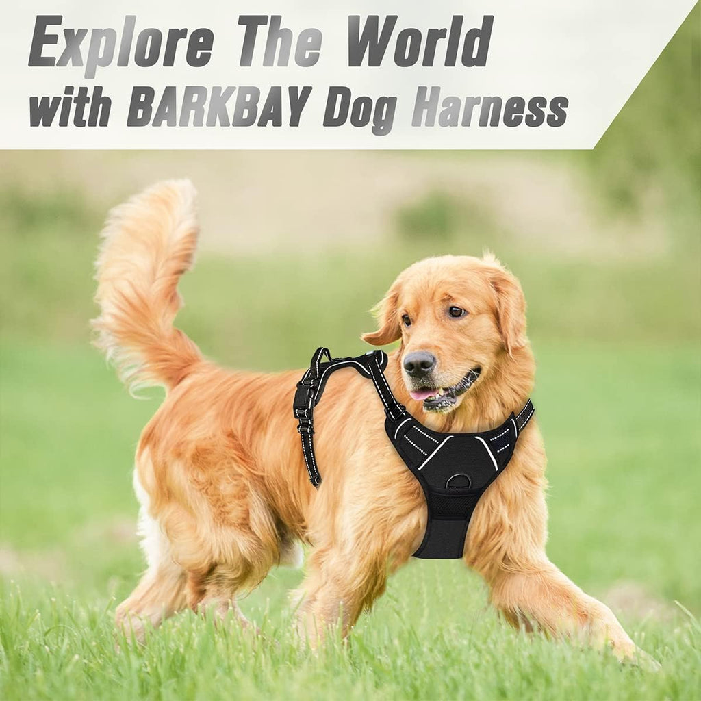 Barkbay harness top control handle for large dogs