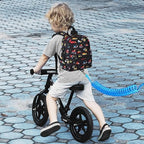 Back view of Accmor child harness backpack with safety tether connection