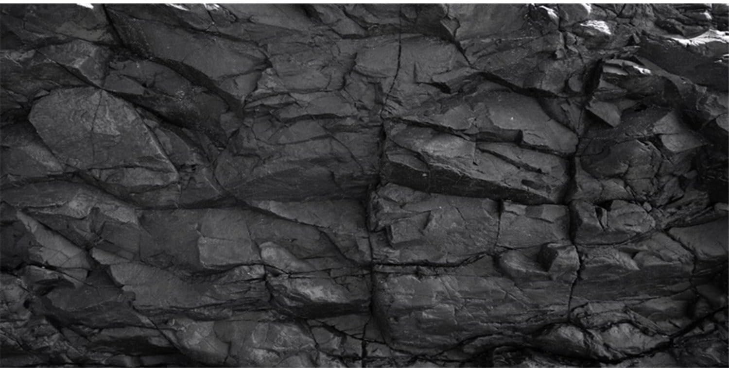 AWERT stone aquarium background front view for fish tank visual depth.