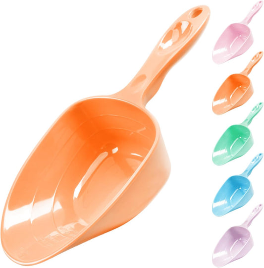Furmylove Melamine Pet Food Measuring Scoop Orange Front View