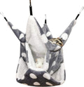 Leftstarer triple layer small pet cage hammock front view
