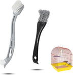 Mtuiewo two piece bird cage cleaner brush front view