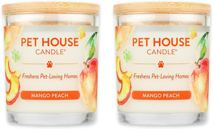One Fur All Pet House Vanilla Candle Plant-Based/Soy - Clean Burning Scented, Long Lasting Pet Odor Candle for Home - Fresh Citrus - Image 13
