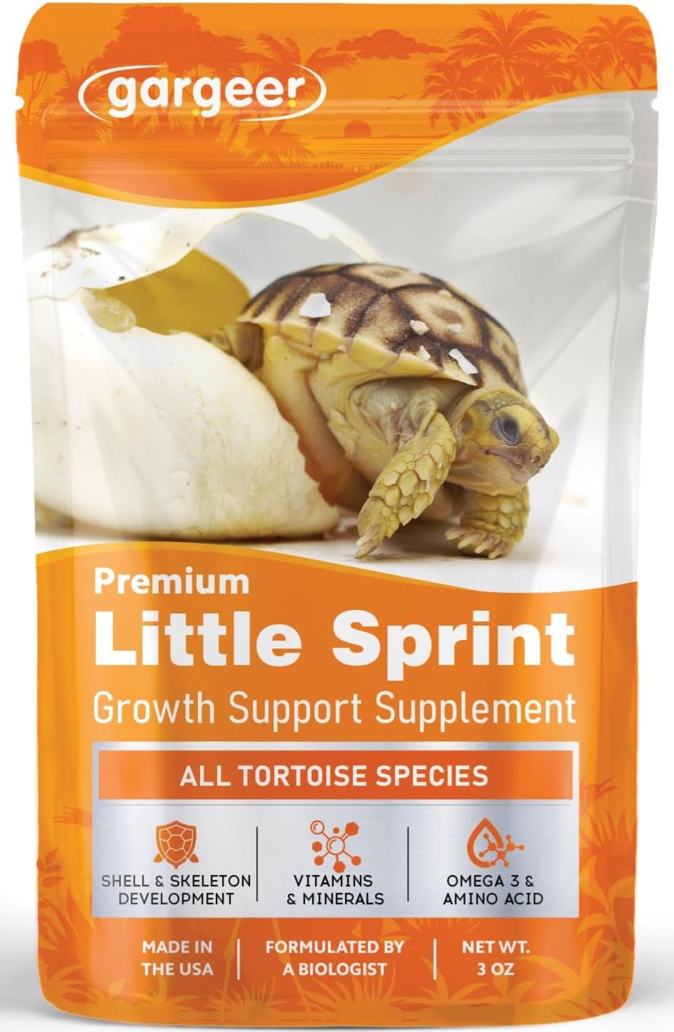 Gargeer nutritional supplement for Sulcata and Leopard tortoises