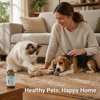 Xaviro multi-pet liquid dewormer package showing dosage and usage instructions
