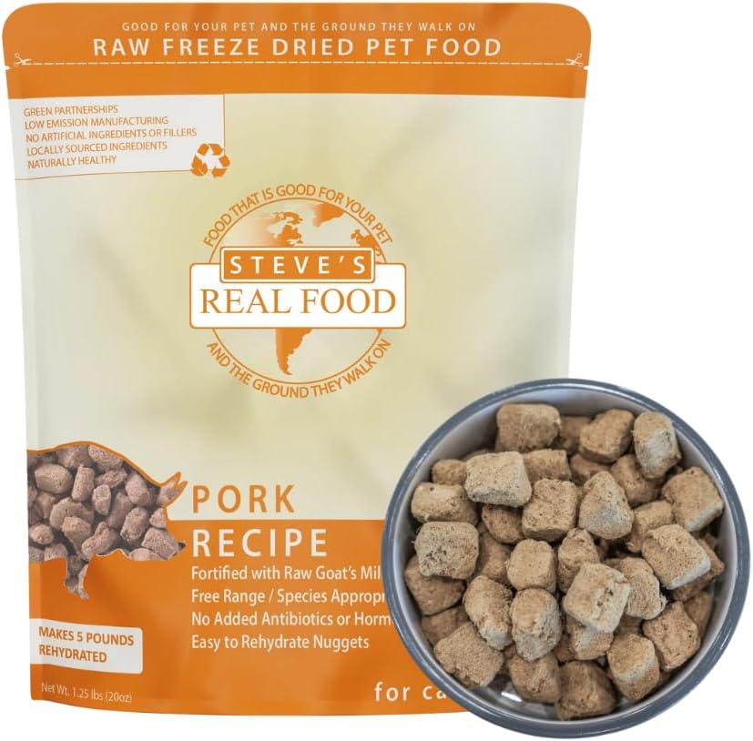 Steve's Real Food Freeze-Dried Raw Dog Food Nuggets, Beef Recipe, Grain Free, Raw Pet Food for Dogs, Made in USA, 20 oz - Image 10