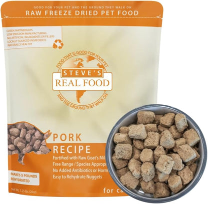 Steve's Real Food Freeze-Dried Raw Dog Food Nuggets, Beef Recipe, Grain Free, Raw Pet Food for Dogs, Made in USA, 20 oz - Image 10