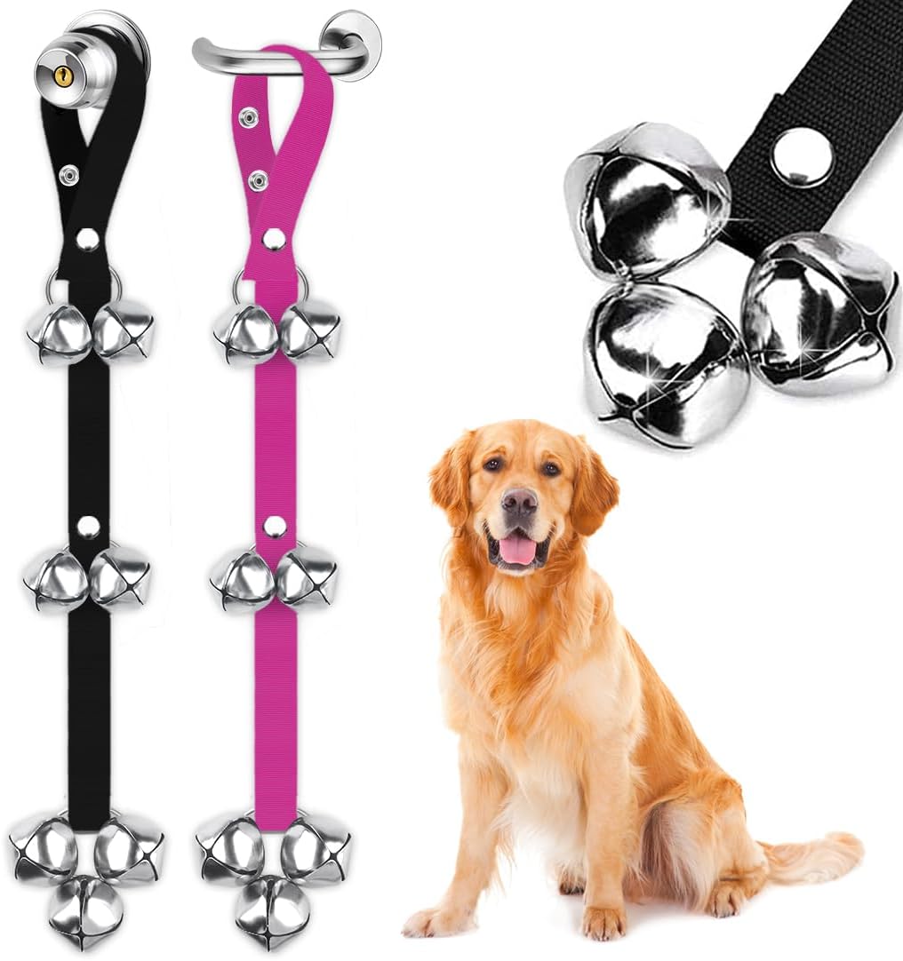 BLUETREE Dog Doorbells Premium Quality Training Potty Great Dog Bells Adjustable Door Bell Dog Bells for Potty Training Your Puppy The Easy Way - 7 Extra Large Loud 1.4 DoorBells - Image 14